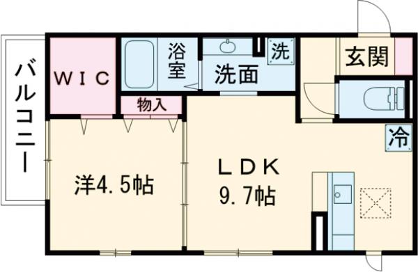 シャルム総持寺の間取り