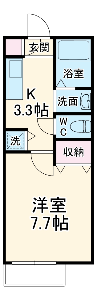 メゾンソレイユの間取り