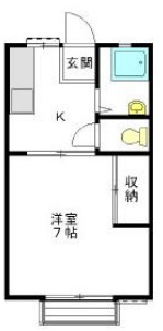 コーポラスムロフシの間取り