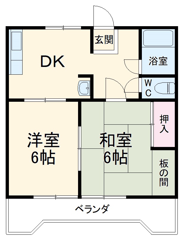 メゾンKの間取り