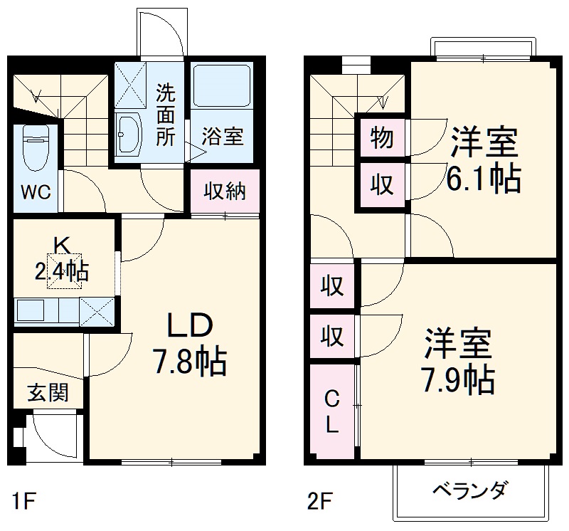 フーチェBの間取り