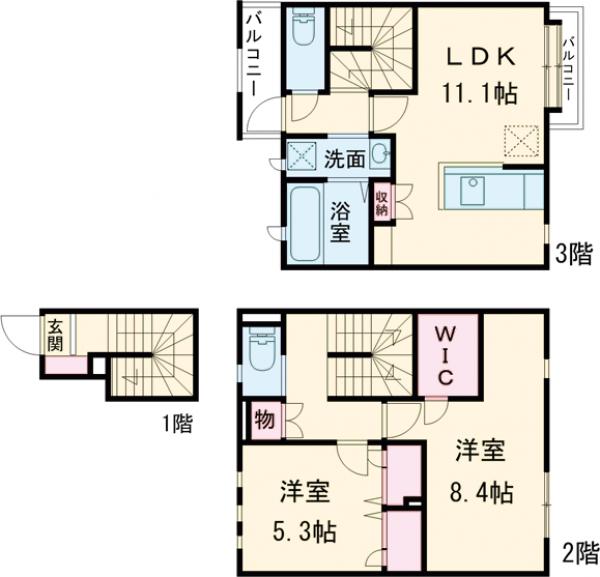 Crystal Palaceの間取り