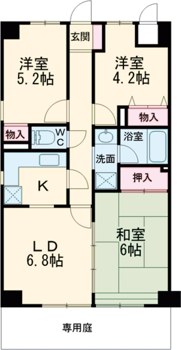 アネックス赤澤の間取り