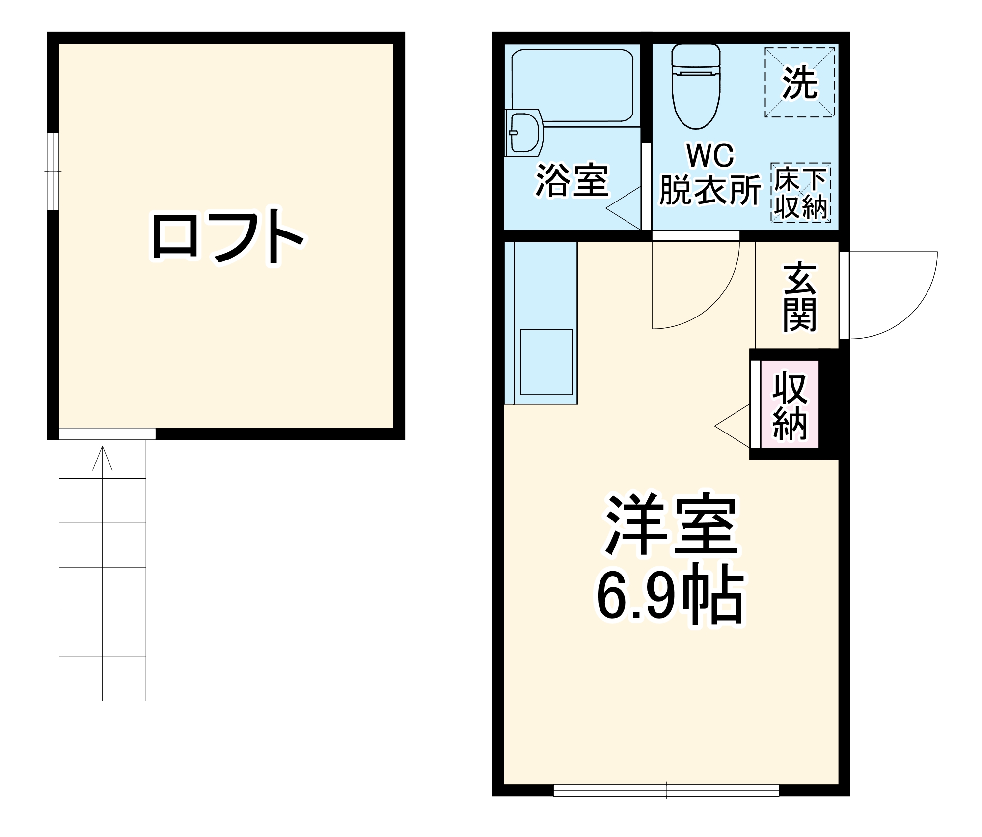 プリマシーサイドの間取り