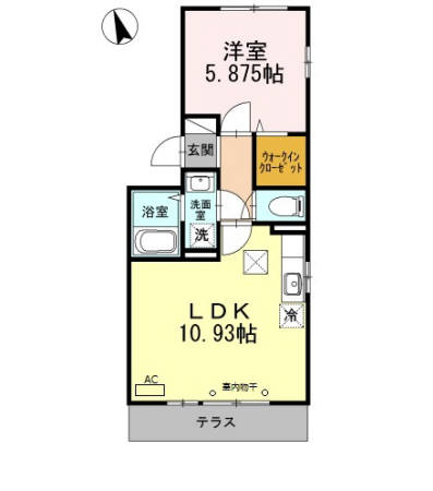 フルーレ４７の間取り