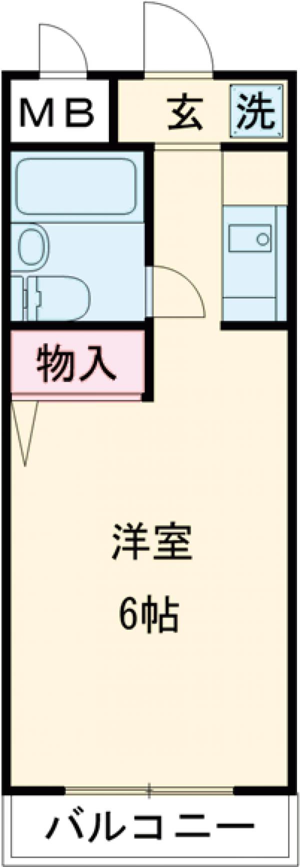菱和パレス世田谷千歳台の間取り