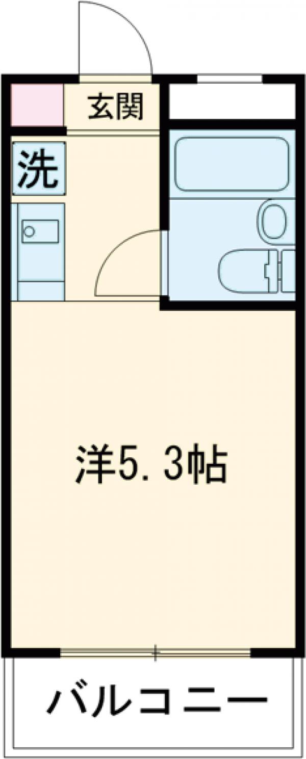 ヴィクトリアキソーマンション用賀の間取り