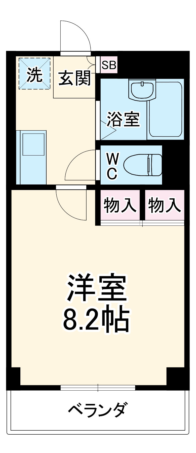 マーベラスNAKANOの間取り
