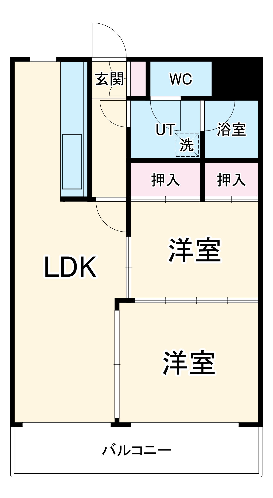 リヴァーサイド植田の間取り