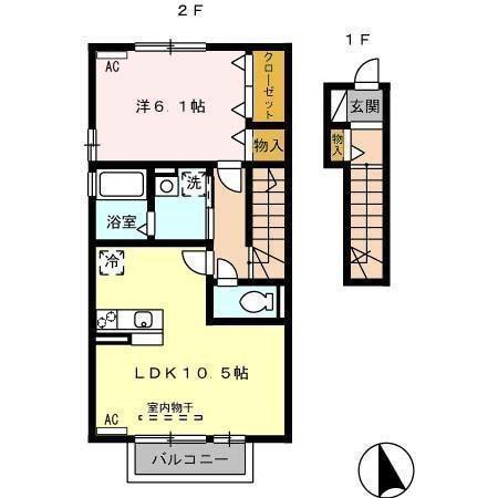 ノーブル ネサンスの間取り