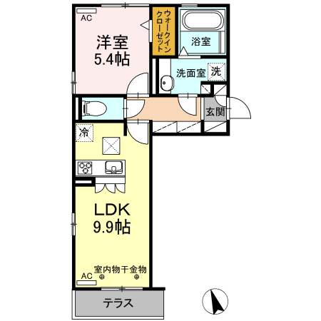 ニューブリッジFの間取り