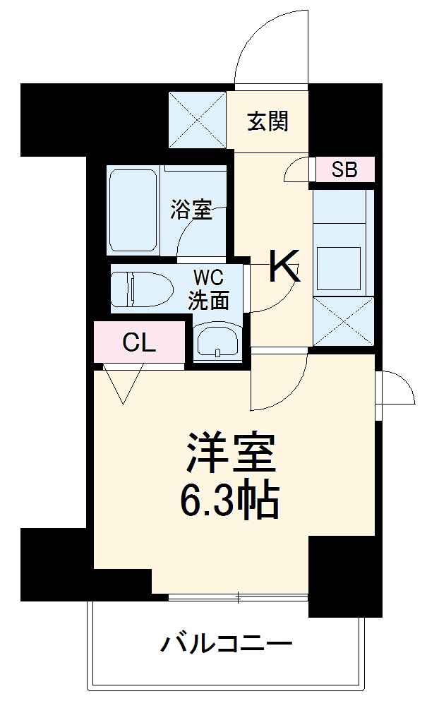 Log横浜鶴見の間取り