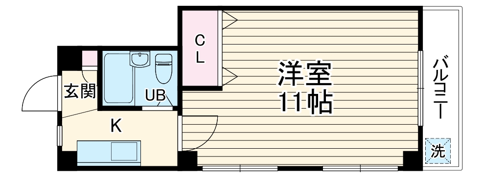 秦ビルの間取り