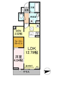 アンジュール南の間取り