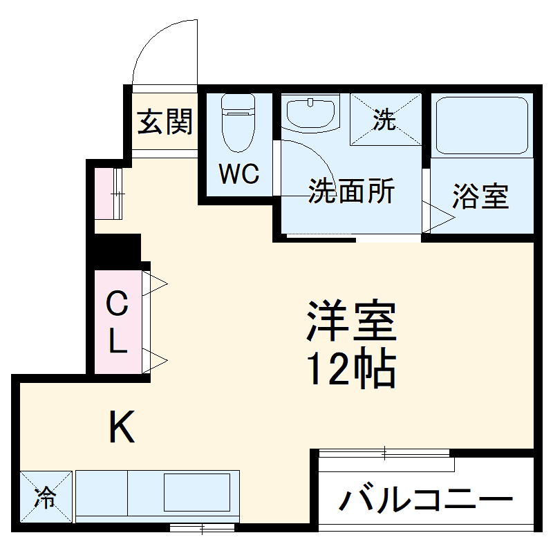 カッシュ藤が丘の間取り