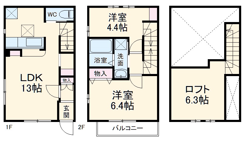 TMテラスハウス本八幡の間取り