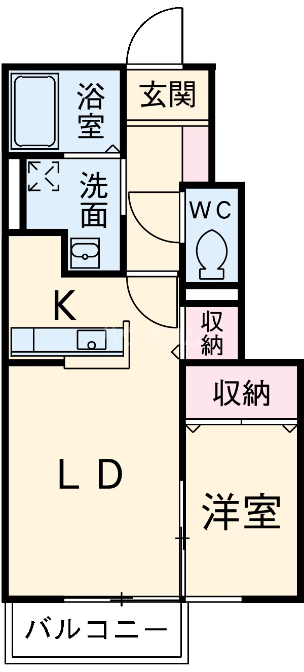 セレーノHARUの間取り