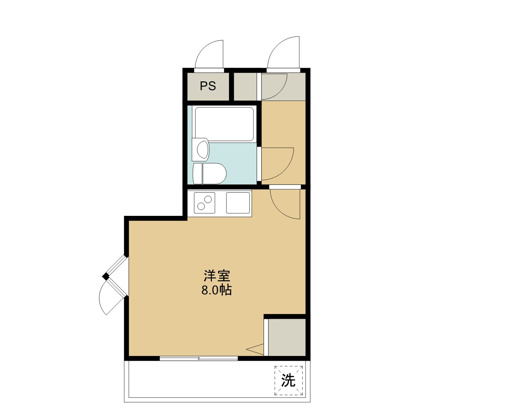 煉瓦館61の間取り