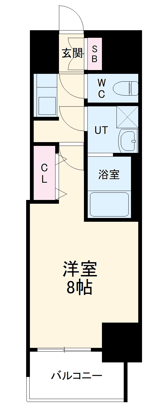 S-RESIDENCE庄内通の間取り