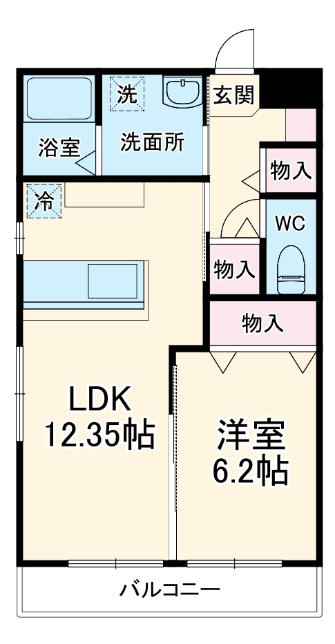コンフォートasuの間取り