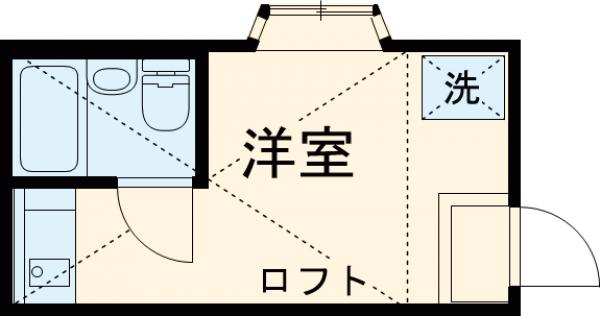 新たなしハイツの間取り