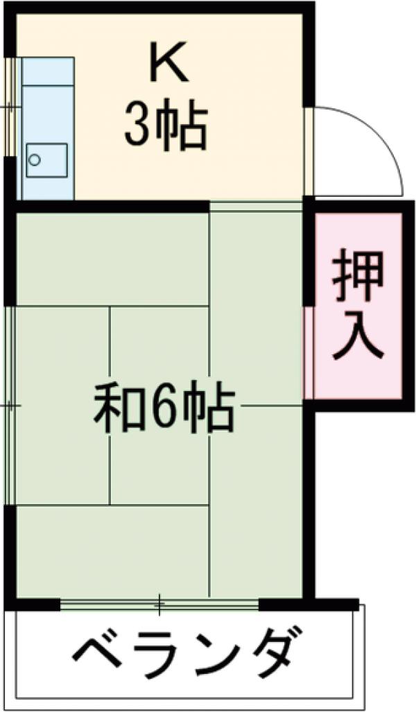 堤アパートの間取り