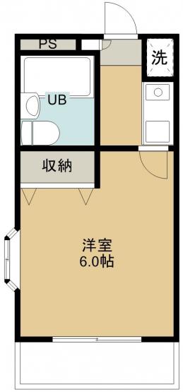 煉瓦館116の間取り