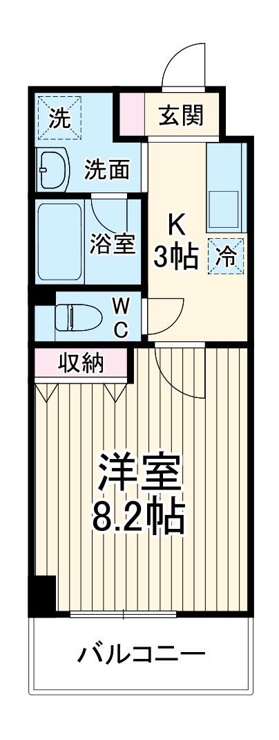 レオステーションフロント鬼越の間取り