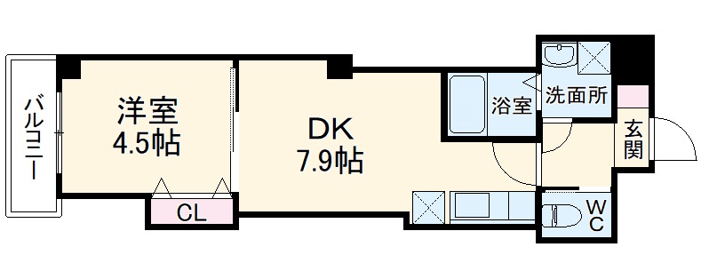 アンジュールの間取り