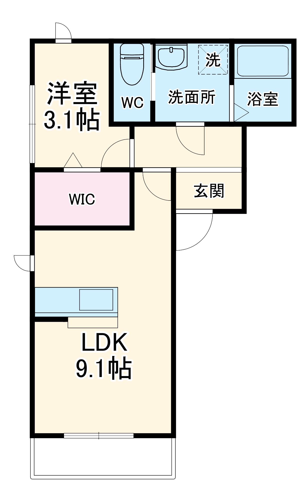カルプの間取り