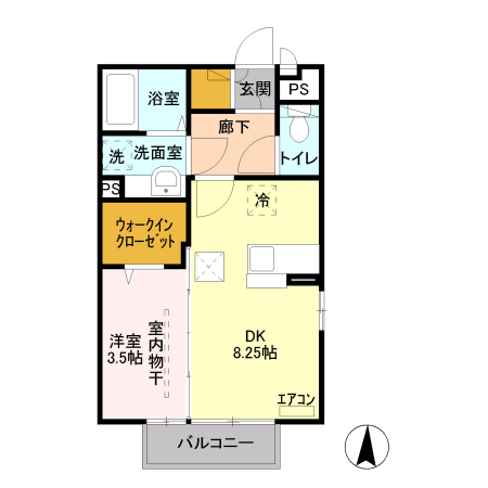 パディントン/シュシュ シュシュの間取り