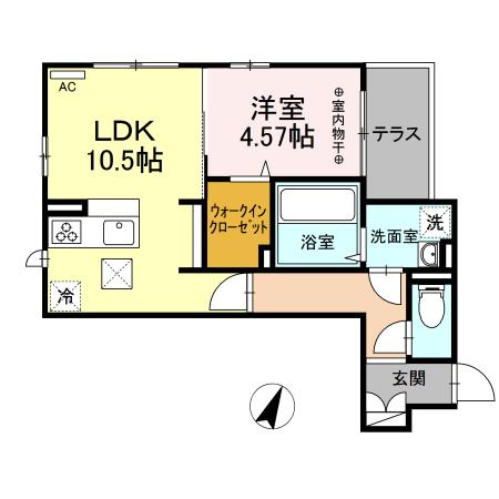アルビネス東十条の間取り