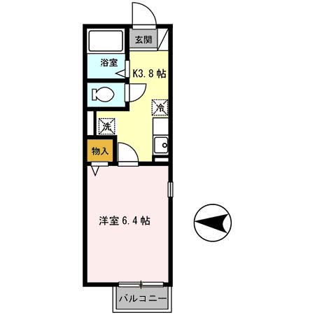 プリシェール千里の間取り