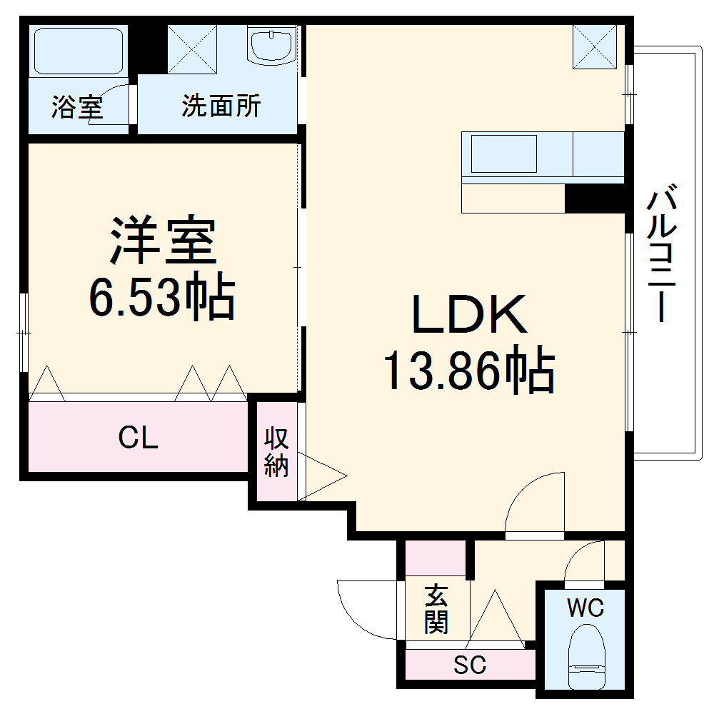 ライフピアモア湘南の間取り