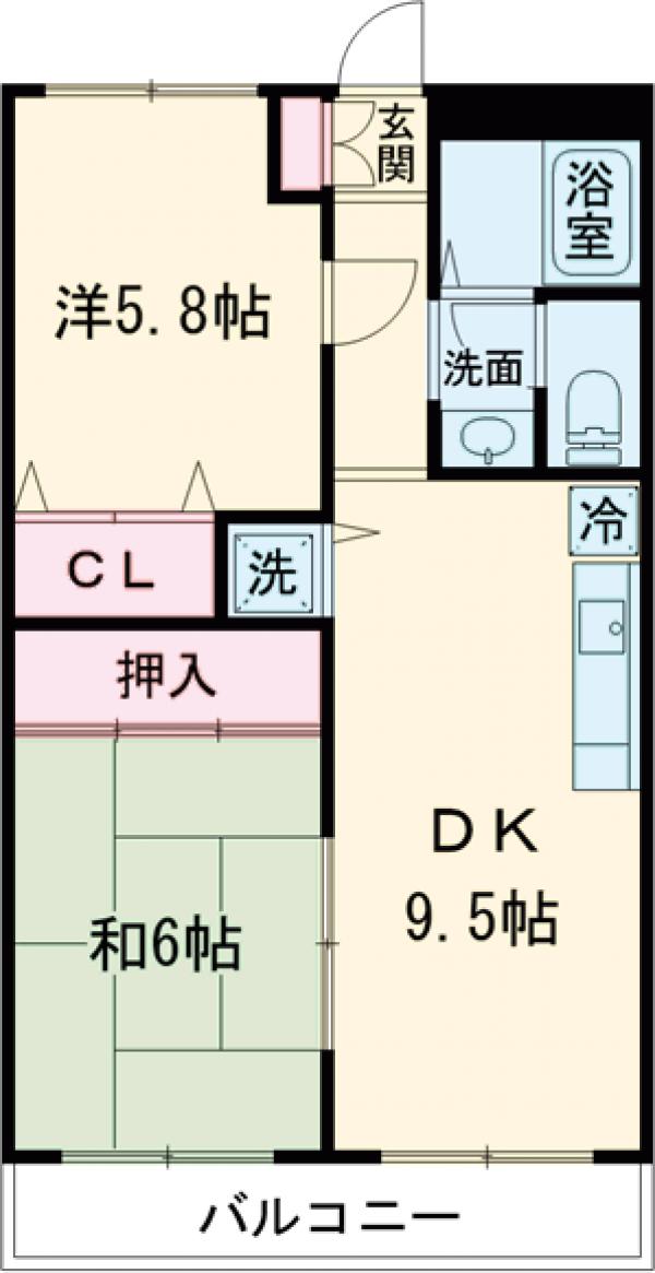 グレイスコートの間取り