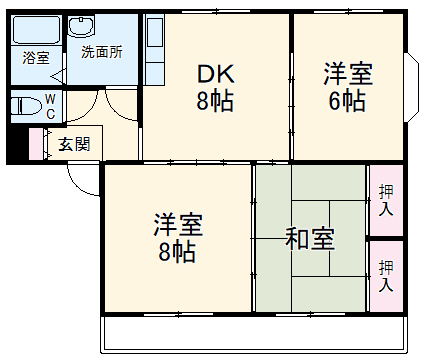RA・HAアサノの間取り