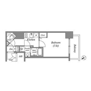 エスリード新栄テセラの間取り