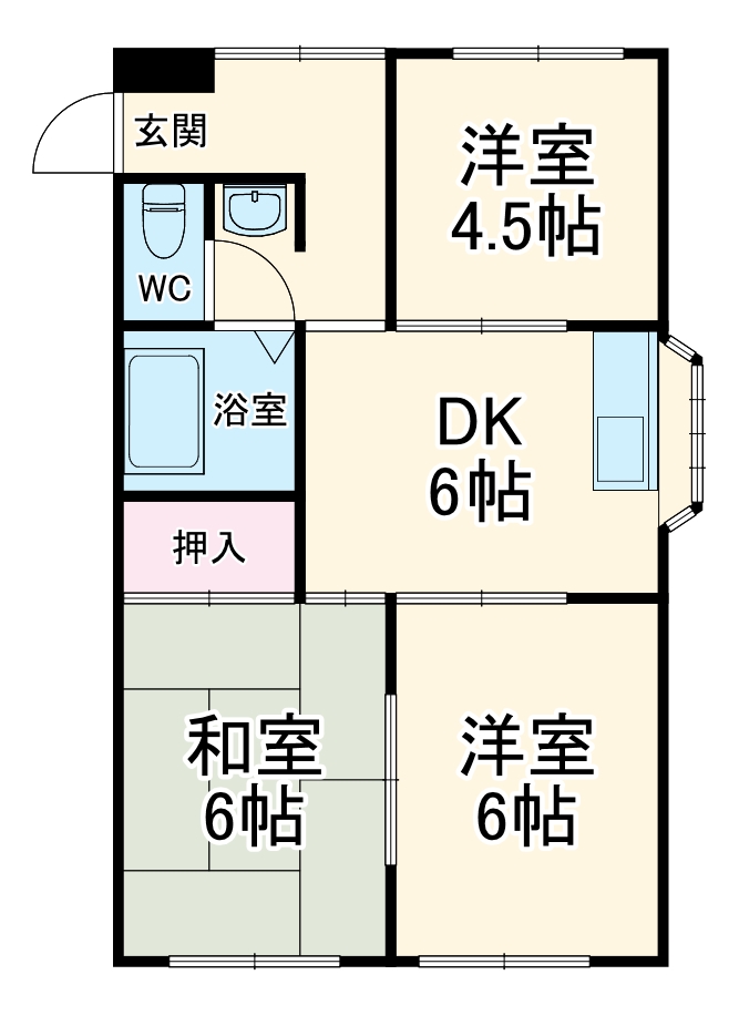 栄サンハイツの間取り