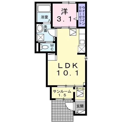 パラッツオⅢの間取り