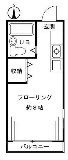 ラフォーレ高井戸2(女性限定)の間取り