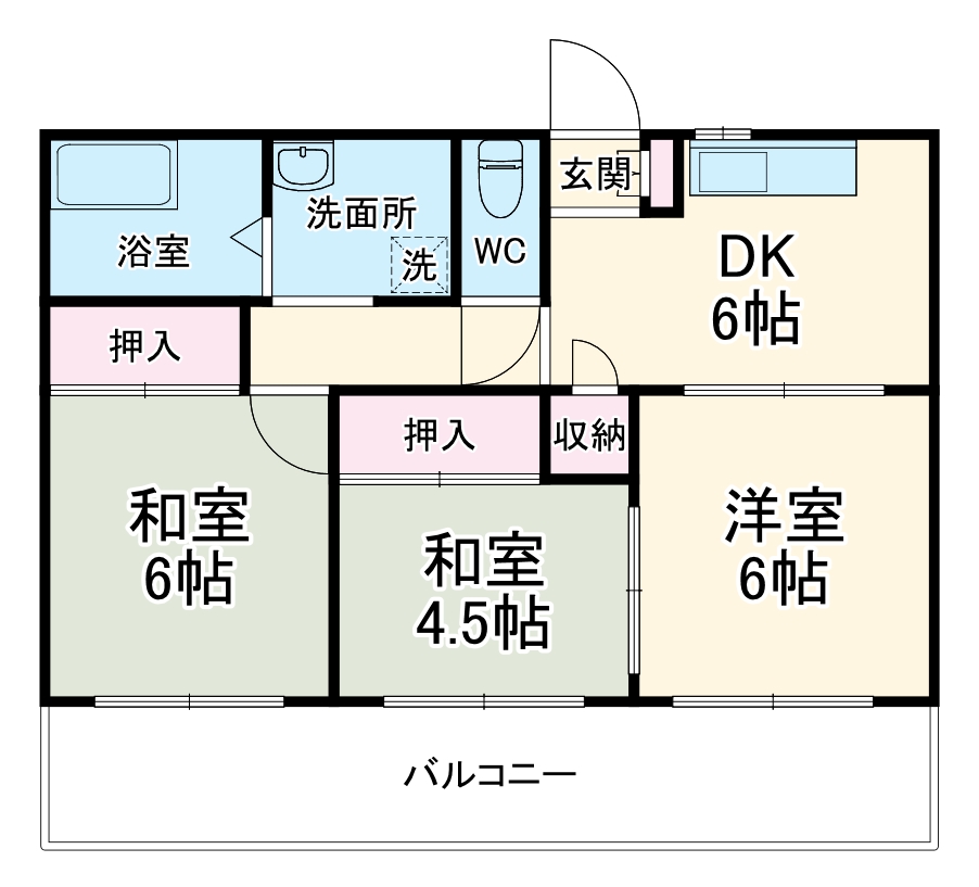 コートパル戸塚の間取り