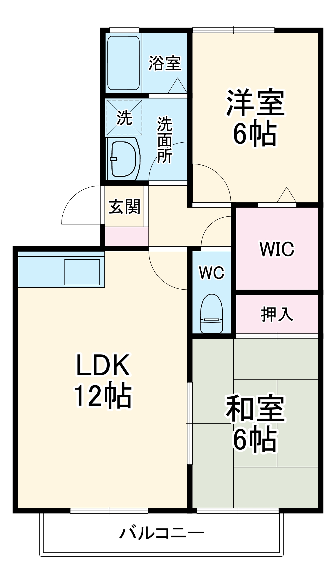 ミルフィーユ 参番館の間取り