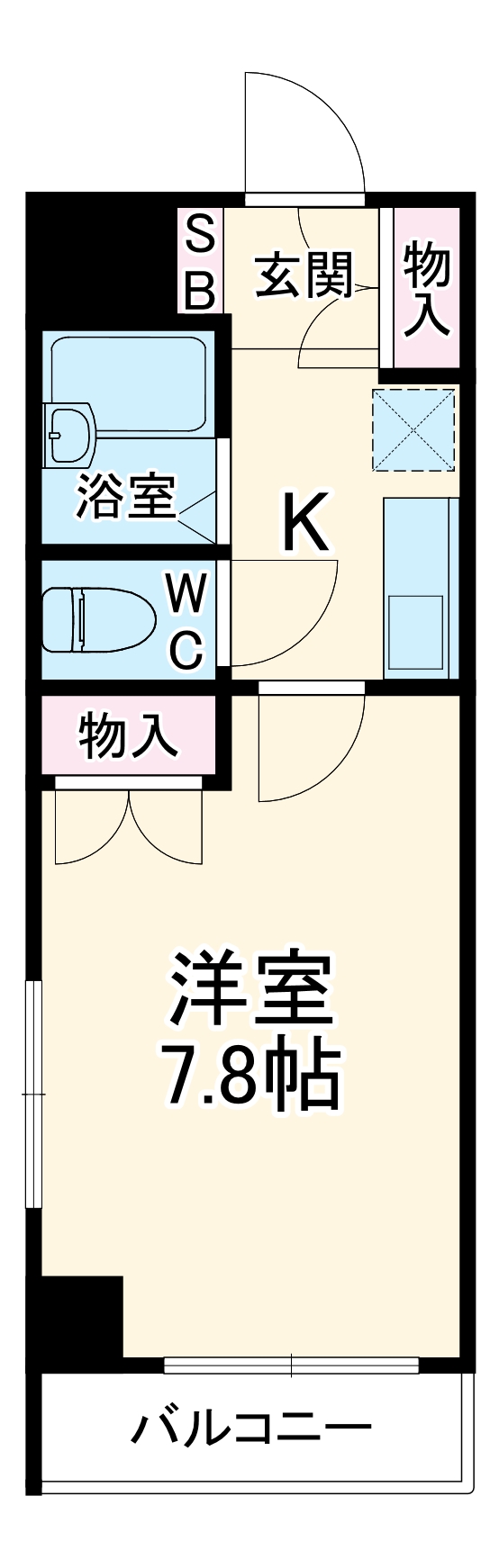 サンヒルズ藤ヶ丘の間取り