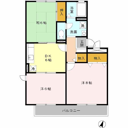 フォーエバーハイツの間取り