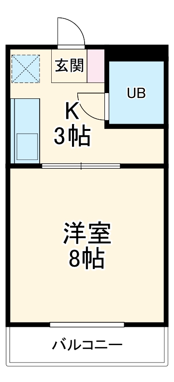 ハピネス秋葉A棟の間取り