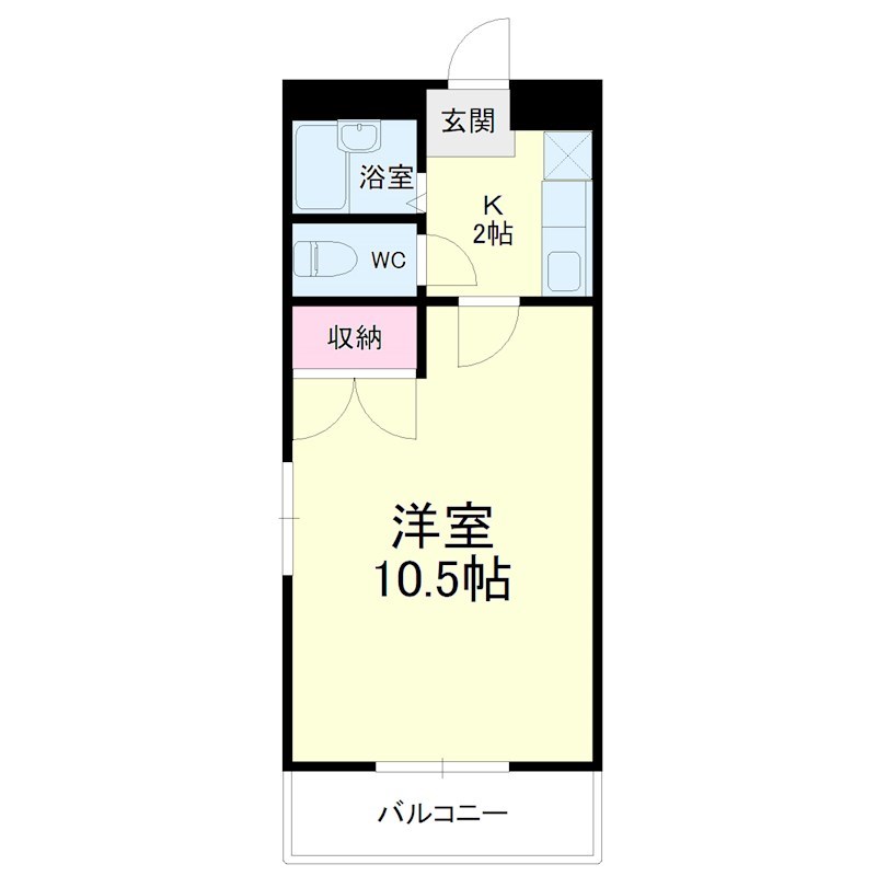 コンフォートハイツ清崎の間取り