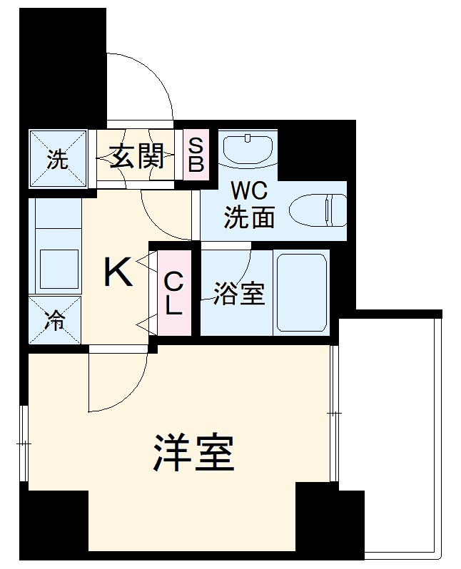 ベルグレードYSの間取り