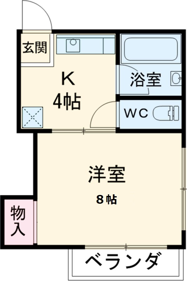 サンハイツ明大寺の間取り