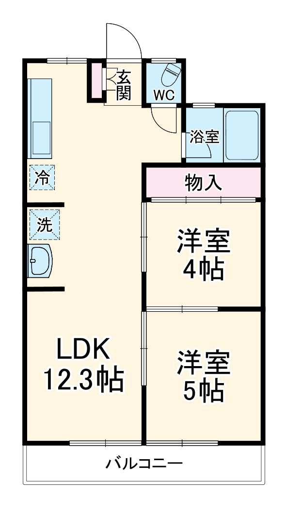 八事ドミールの間取り