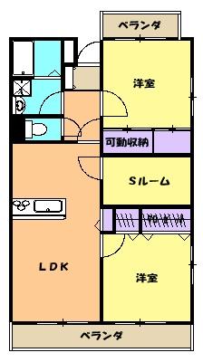 サンパティーク香貫の間取り